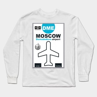 DME Domodedovo airport code Long Sleeve T-Shirt